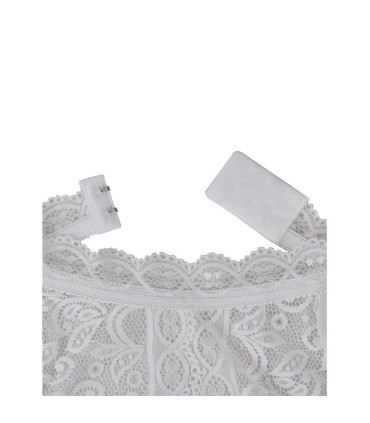 SUBBLIME 953867 BODY DE ENCAJE BLANCO L XL