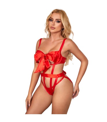 SUBBLIME 954475 BODY SEXY CALADO CON LAZO ROJO L XL