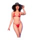 CHILIROSE CR 4840 MICRO BIKINI ROJO S M