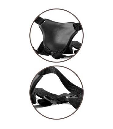 KING COCK ELITE KIT ARNES AJUSTABLE DELUXE ANILLO CON TESTICULOS DILDO 203 CM