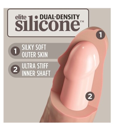 KING COCK ELITE KIT ARNES AJUSTABLE DELUXE ANILLO CON TESTICULOS DILDO 203 CM
