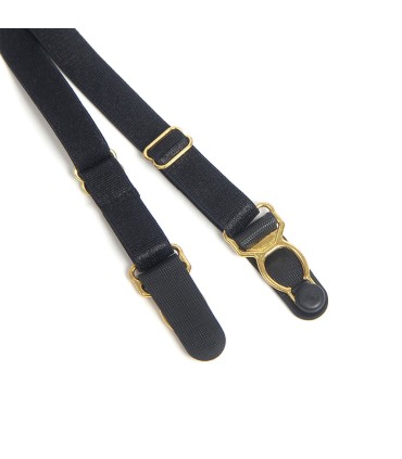 SUBBLIME 955458 BODY CON CREMALLERA DE CUERO NEGRO S M