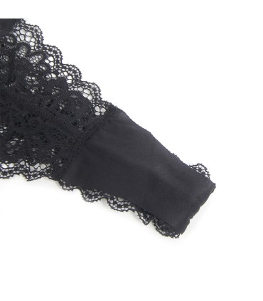 SUBBLIME 955458 BODY CON CREMALLERA DE CUERO NEGRO S M