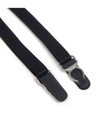 SUBBLIME 955496 BODY DE ENCAJE CON LAZOS Y LIGAS NEGRO S M