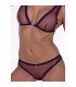 PASSION BELISSANA SET SUJETADOR TANGA VIOLETA S M