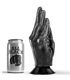 ALL BLACK DILDO FISTING 21 CM