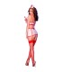 CHILIROSE CR 4868 DISFRAZ ENFERMERA BLANCO ROJO XL