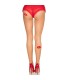 LEG AVENUE 1415 MEDIAS DE LICRA TRANSPARENTES CON BESOS TALLA UNICA