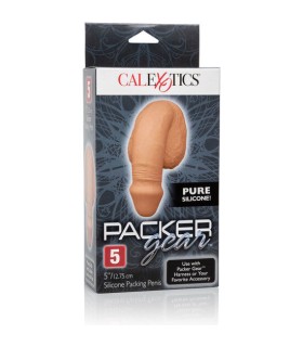 CALEXOTICS PACKING PENIS PENE DE SILICONA 1275CM CARAMELO