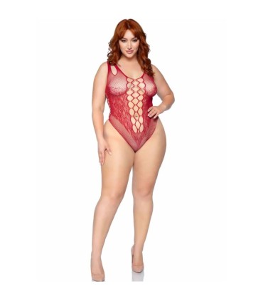 LEG AVENUE 81641X BODY TIRANTES SIN COSTURAS BURDEOS TALLA 1X 2X