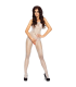 PASSION EROTICLINE CATSUIT BLANCO BS010