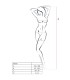 PASSION WOMAN BS019 BODYSTOCKING NEGRO TALLA UNICA
