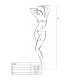PASSION WOMAN BS020 BODYSTOCKING NEGRO TALLA UNICA