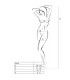 PASSION WOMAN BS045 BODYSTOCKING NEGRO TALLA UNICA