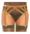 LEG AVENUE - LIGUERO LUREX DORADO TALLA ÚNICA