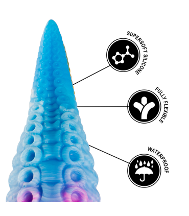 EPIC PHORCYS DILDO TENTACULO AZUL TAMANO GRANDE