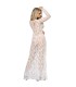 SUBBLIME VESTIDO LARGO MANGA LARGA BLANCO S M