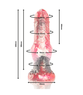 EPIC HELIOS DILDO CON TESTICULOS CALOR Y EXTASIS