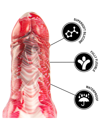 EPIC HELIOS DILDO CON TESTICULOS CALOR Y EXTASIS