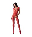 PASSION - WOMAN BS062 BODYSTOCKING ROJO TALLA ÚNICA