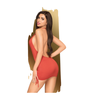 PENTHOUSE EARTH SHAKER MINI VESTIDO ROJO L XL