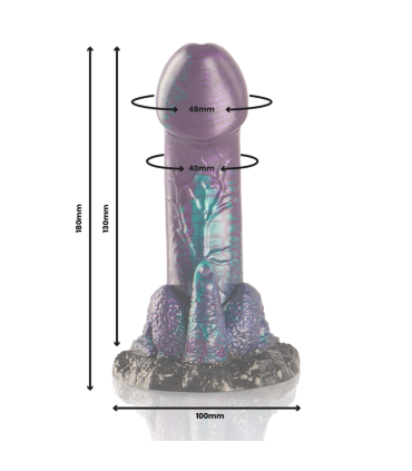 EPIC BASILISK DILDO DOBLE PLACER ESCAMOSO TAMANO PEQUENO