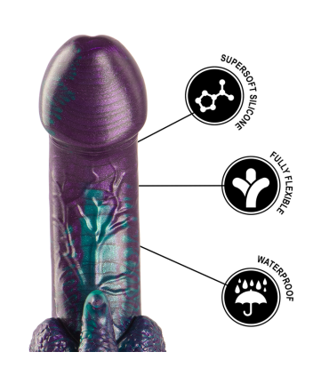 EPIC BASILISK DILDO DOBLE PLACER ESCAMOSO TAMANO PEQUENO