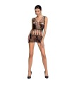 PASSION - WOMAN BS090 BODYSTOCKING NEGRO TALLA ÚNICA