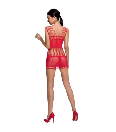 PASSION WOMAN BS090 BODYSTOCKING ROJO TALLA UNICA