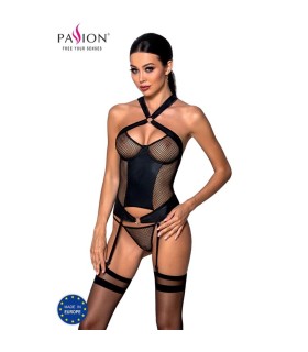 PASSION AMANDA CORSET CUERO ECOLOGICO L XL