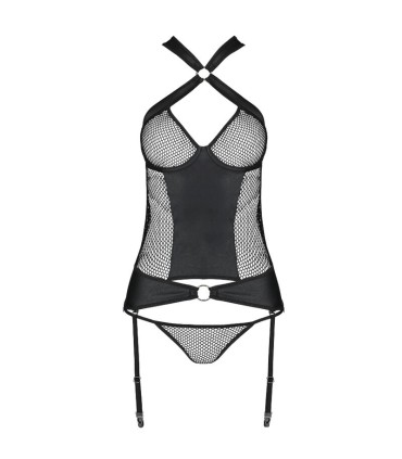 PASSION AMANDA CORSET CUERO ECOLOGICO L XL