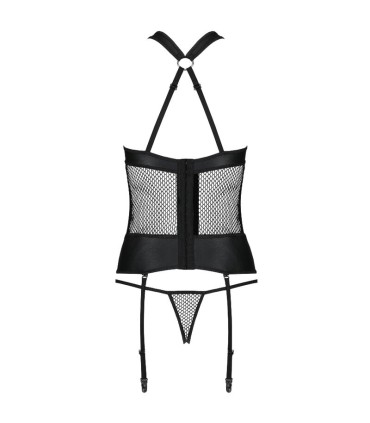 PASSION AMANDA CORSET CUERO ECOLOGICO L XL