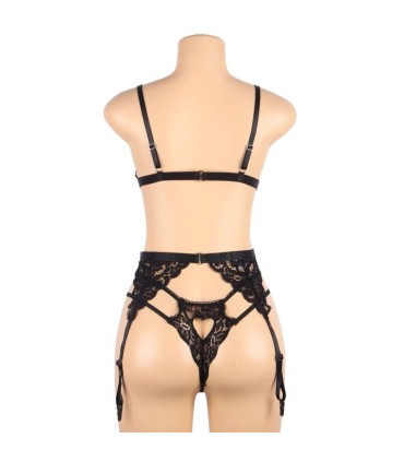 SUBBLIME SET 3 PIEZAS SUJETADOR LIGUERO TANGA L XL