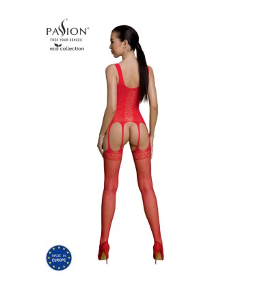 PASSION ECO COLLECTION BODYSTOCKING ECO BS007 ROJO