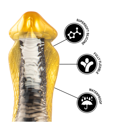 EPIC DRAKON DILDO COBRA AMARILLA
