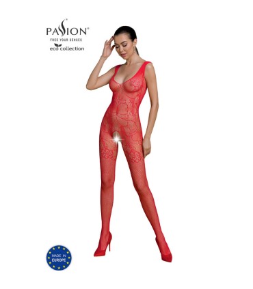 PASSION ECO COLLECTION BODYSTOCKING ECO BS012 ROJO