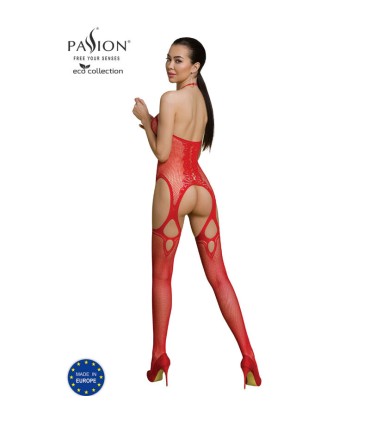 PASSION ECO COLLECTION BODYSTOCKING ECO BS013 ROJO