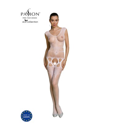 PASSION ECO COLLECTION BODYSTOCKING ECO BS014 BLANCO