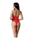 PASSION BS094 BODYSTOCKING ROJO TALLA UNICA