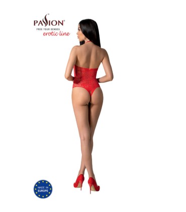PASSION BS094 BODYSTOCKING ROJO TALLA UNICA