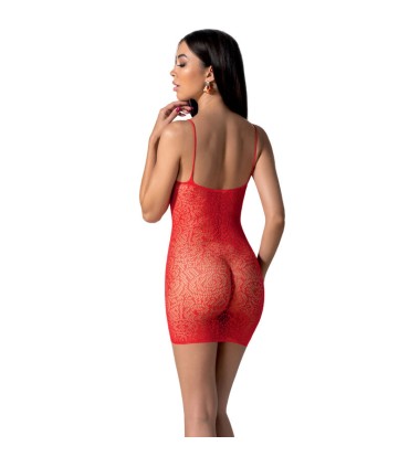 PASSION BS096 BODYSTOCKING ROJO TALLA UNICA