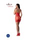 PASSION BS096 BODYSTOCKING ROJO TALLA UNICA