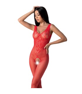 PASSION BS098 BODYSTOCKING ROJO TALLA UNICA