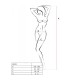 PASSION BS099 BODYSTOCKING NEGRO TALLA UNICA