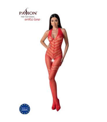 PASSION BS100 BODYSTOCKING ROJO TALLA UNICA