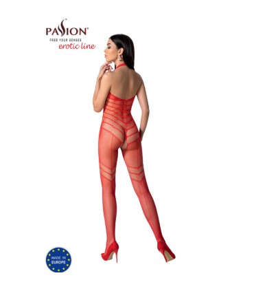 PASSION BS100 BODYSTOCKING ROJO TALLA UNICA