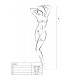 PASSION BS100 BODYSTOCKING ROJO TALLA UNICA