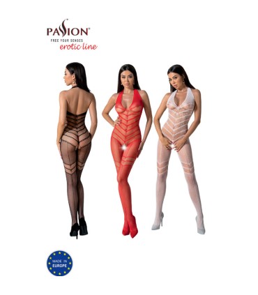 PASSION BS100 BODYSTOCKING ROJO TALLA UNICA