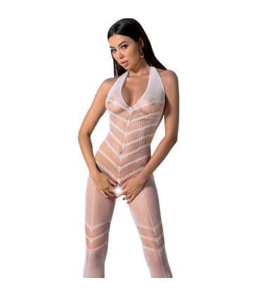 PASSION BS100 BODYSTOCKING BLANCO TALLA UNICA
