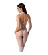PASSION BS100 BODYSTOCKING BLANCO TALLA UNICA